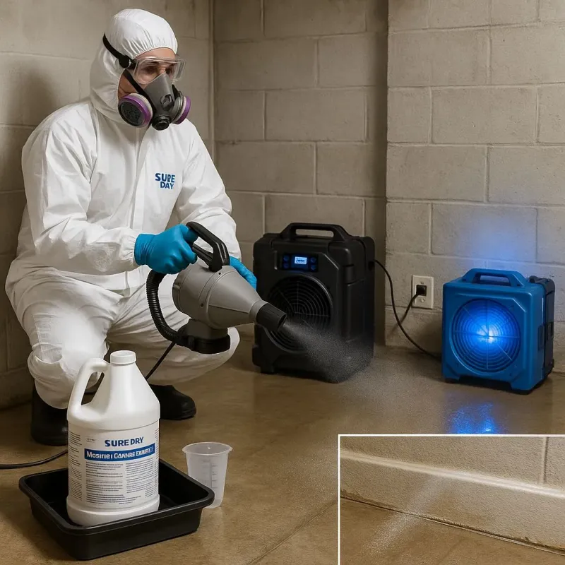 Sanitization and Odor Removal process in Oakham, MA