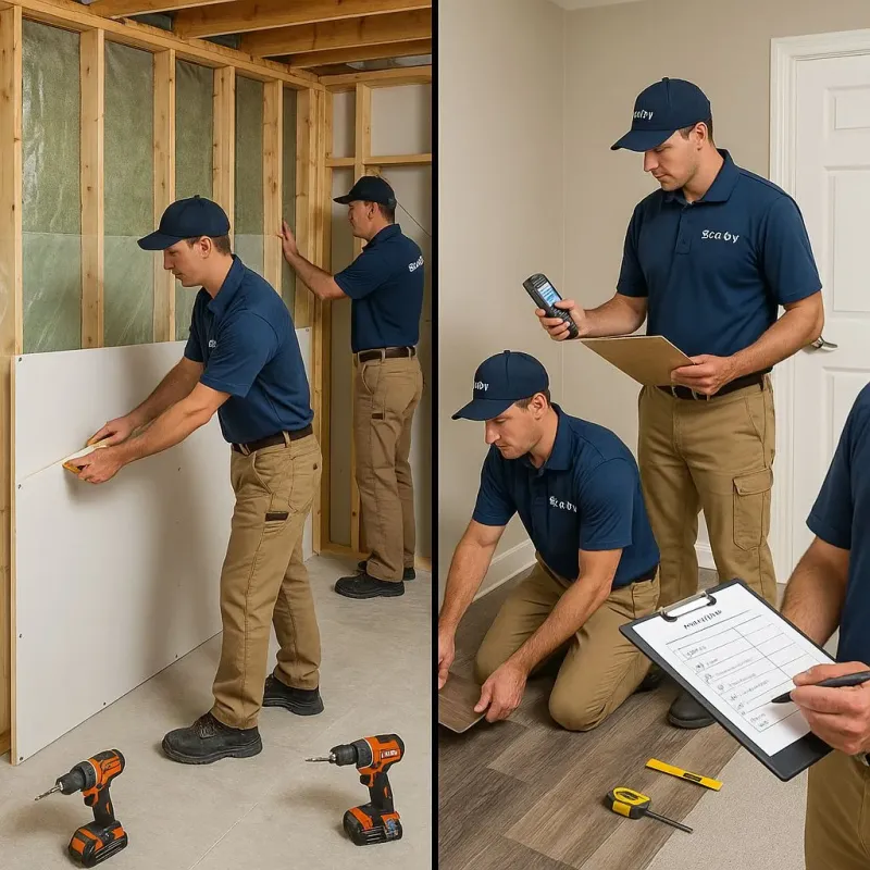 Repairs and Reconstruction process in Oakham, MA